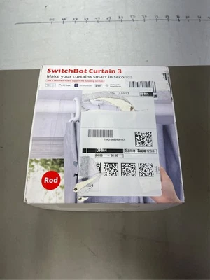 SwitchBot Barra de Cortina 3, Abridor de Cortina Inteligente, Reequipamiento y Motorización Cortina Existente Foto 1 de 3