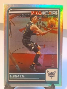 Panini NBA Hoops 2023-24 - LaMelo Ball #87 Argent /199 - Photo 1/5
