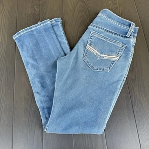 Pantalones de mezclilla elásticos premium azul claro BKE Hebilla Mason ajustados rectos para hombre 32x34 - Imagen 1 de 14