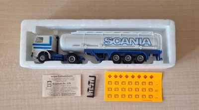 Albedo/Herpa SCANIA 143M 500 SM Automobil International cassonato 1:87 - Immagine 1 di 3