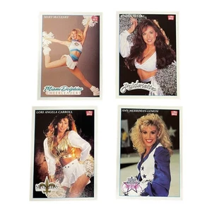 1992 Lime Rock NFL Cheerleaders PROMO Set of 4 Inside Trader Member Exclusive - Picture 1 of 2