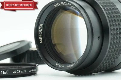 [Near Mint] Minolta MD Rokkor 85mm F/2 Portrait MF Lens For MC MD From JAPAN 197 - Image 1 of 4