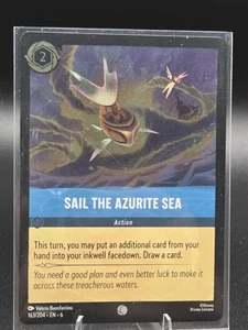 Disney Lorcana TCG Sail the Azurite Sea 163/204 Azurite Sea Cold Foil  - Imagen 1 de 2