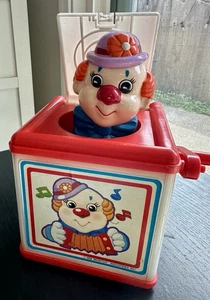 Vintage Jack In The Box Clown Meritus 1988 Children’s Toy Working Tested - Picture 1 of 2