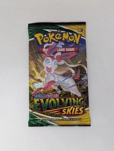 1x Pokemon Evolving Skies Booster Pack Factory Sealed - Picture 1 of 4