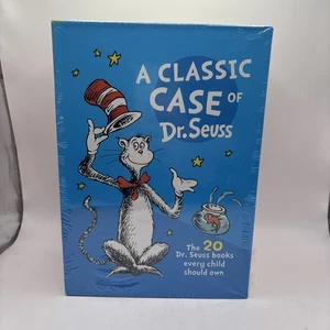 A Classic Case of Dr. Seuss 20-Book Box Set – New Sealed - Picture 1 of 6