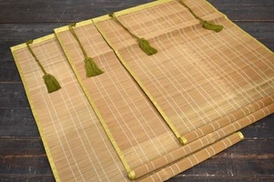 Bamboo Stick Screen Sudare Japan Tatami Room Blinds Hanging 66.1×34.3inch 3Set - Picture 1 of 7