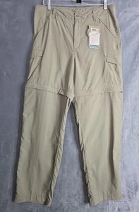Columbia PFG Omni-Shade Pants Women M Convertible Zip Off Hiking RN69724 UPF 30 - Picture 1 of 15