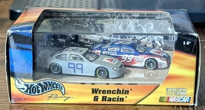 Hot Wheels Wrenchin' & Racin' Jeff Burton Edición Limitada 1/64 Estuche Acrílico Diecast Paquete de 2 Foto 1 de 4