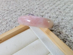 Natural Cherry Blossom Agate Bangle 53mm-54mm Sakura Flower Quartz  - Picture 1 of 12