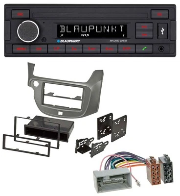 Blaupunkt USB AUX Bluetooth MP3 Autoradio für Honda Jazz (ab 2009) - silber - Bild 1 von 4