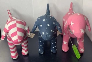 Victoria Secret ROSA Perro Peluche 3 VOTOS Prendedor Colección Estrellas Rayas Azul Marino VS - Imagen 1 de 8