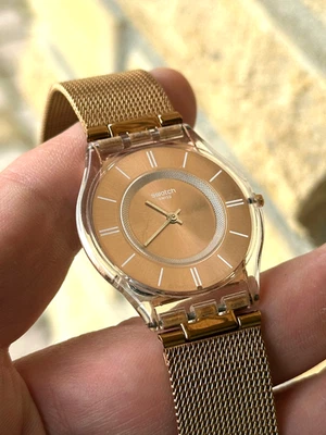 Reloj SWATCH Mujer Vintage SWISS AG 2013 Damas Ultra-fino Vintage Cuarzo Foto 1 de 4