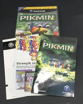 Pikmin (Nintendo GameCube, 2001) Players Choice w/MANUAL + INSERTS INV-6425 - Image 1 of 4