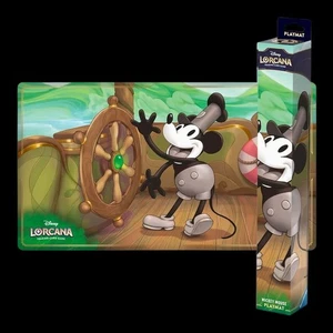 New Disney Lorcana The First Chapter Mickey Mouse Playmat Steamboat Willie - Picture 1 of 1