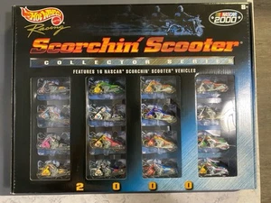 Hot Wheels Racing NASCAR 2000 Scorchin' Scooter 16 vehicle set Mattel With Box - Picture 1 of 10