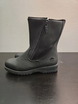 Totes All Weather Black Snow Boots Double Sided Zipper Women's 7W - Image 1 of 4
