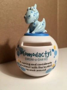 Dino Mates Money Jar Momodactyl Cute Mother’s Day Gift - Picture 1 of 6