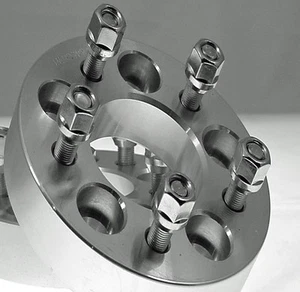 2 Pc 5x4.75 Billet Wheel Adapters Spacers 1.25 Inch Free Ship # AP-5475B1215 - Picture 1 of 10