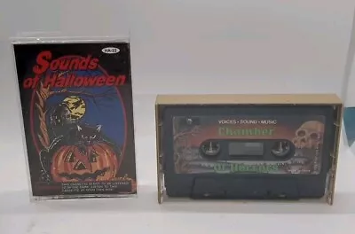  Vintage HALLOWEEN Chamber of Horrors Horror Cassette + Sounds Of Halloween Work - Image 1 of 4