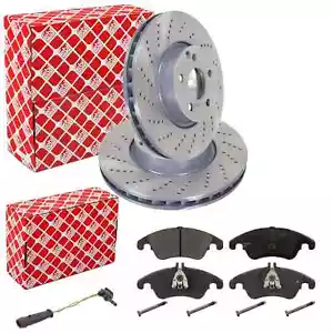 FEBI BREMSSCHEIBEN + BELÄGE VORNE passend für MERCEDES E-KLASSE W212 S212 A/C207 - Bild 1 von 5
