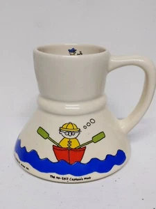 Taza de café vintage 1982 sin derrames Mullage, Inc. taza de capitanes de mar - Imagen 1 de 3