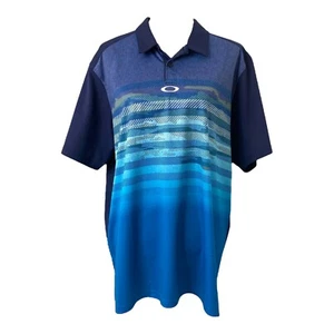 Polo deportivo de manga corta multicolor Oakley Hydrolix XL para hombre - Imagen 1 de 7