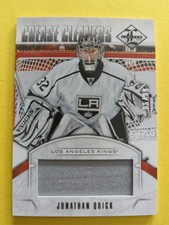 2012-13 Panini Limited Crease Cleaners Materials /99 Jonathan Quick #CC-JQ