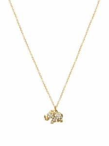 Kate Spade Pave Elefant Halskette mit Anhänger - Bild 1 von 7