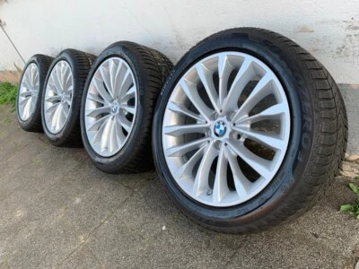 Winterräder 18 Zoll BMW 5er G30 G31 W Speiche 632 Run Flat DOT19 6,2-7,4mm RDK  - Bild 1 von 4