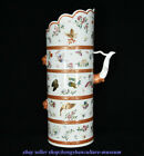 16"Qianlong Marked China Famile Rose Porcelain Dynasty Flower Butterfly Wine Pot