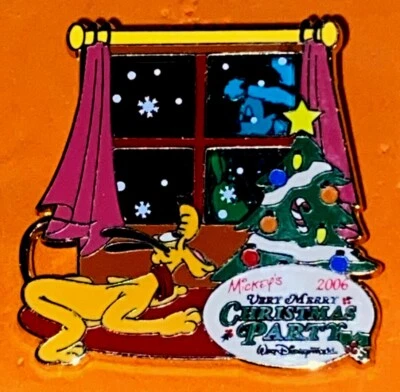 Disney WDW 2006 MVMCP FIESTA DE NAVIDAD PLUTO Y SANTA MICKEY GIRATORIO LE 2000 PIN Foto 1 de 3