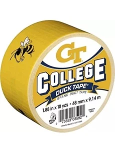 Georgia Tech Yellow Jacket - Duck Tape, NCAA duct tape crafts fans tailgate RARE - Picture 1 of 5
