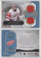 2013-14 Upper Deck Artifacts Treasured Swatches Jimmy Howard #TS-JH