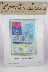 NUEVA PLANTILLA Tarjeta de Diapositiva Etiqueta de Regalo Fabricación de Tarjetas Papel Artesanal por Stampassions - Imagen 1 de 4