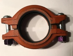 NEW GRUVLOK Standard Coupling 2.5" Iron 1000 psi - FREE SHIPPING Full Box Of 15 - Picture 1 of 11