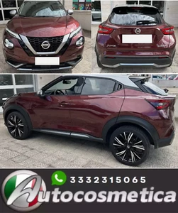 Zierleisten Rahmen Silber Stoßstange vorne+hinten+schweller für Nissan Juke 19-24 - Bild 1 von 4