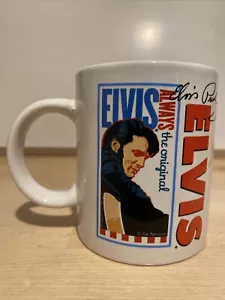 white prime ELVIS ALWAYS THE ORIGINAL souvenir coffee mug eBay sellerID mouthyMo - Picture 1 of 12