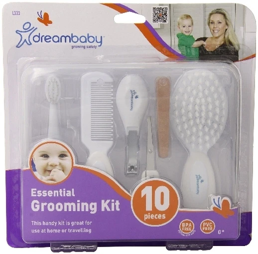 Kit de aseo Dream Baby (cepillo de dientes, cepillo/peine para el cabello, cortaúñas) blanco Foto 1 de 1