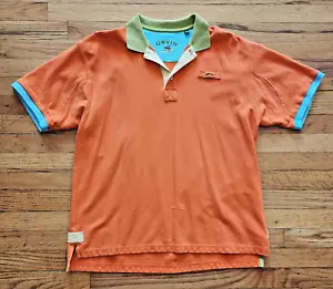 Orvis Signature Logo Fishing Polo Shirt Size Large 100% Cotton - Picture 1 of 4