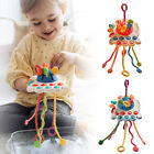 Baby Toddler Octopus UFO Pull String Activity Sensory Toy Silicone Gifts SP