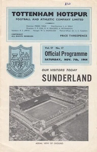Tottenham Hotspur v Sunderland 1964/5 - Picture 1 of 1