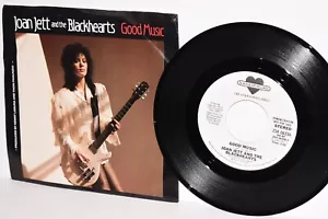 7" 45rpm Single Record Joan Jett and the Blackhearts Good Music 1986 Promo - Bild 1 von 4