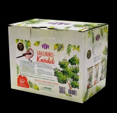 Gevo GANZJAHRESknödel 30 Stück Ã 90 g IM Netz Wildvogelfutter Gartenvögel Meise