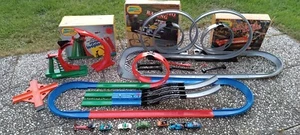 DARDA Motor Bahn Sammlung + OVP + 7 Autos Nr 770 143 196 Dragster Looping Racing - Bild 1 von 13