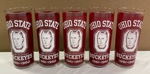 Ohio State Buckeyes Fred Taylor Basketball Lot of 5 1961-1962 6 1/2" Glasses GC - Picture 1 of 17