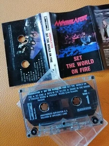 Annihilator [ Set The World On Fire ] ORIGINAL CASSETTE THAILAND EDITION - Picture 1 of 2