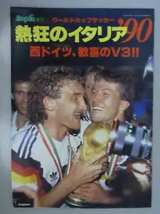 Copa Mundial de Fútbol Italia '90 foto libro Diego Maradona Matthaus Baggio Gullit - Imagen 1 de 12