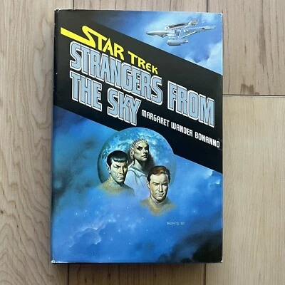 Star Trek Strangers from the Sky by Margaret Wander Bonanno RARE 1987 Book Club - Image 1 of 4