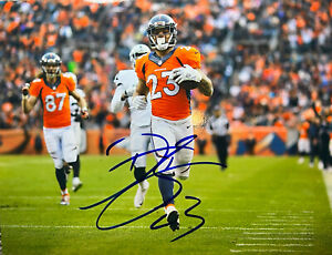 Devontae Booker Denver Broncos Signed Autographed Photo New York Giants